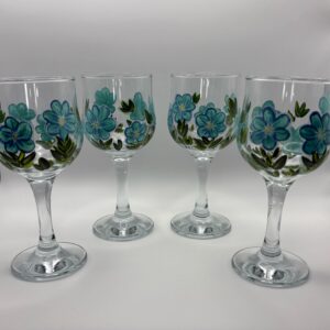 White wine glass set
